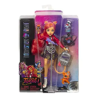 Toralei Stripe Collectible Doll with Pet and Accessories Sweet Fangs G3 Reboot, Multicolor (HHK5