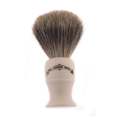 Colonel Conk Model Deluxe Pure Badger Shaving Brush, Lathe Turned Cream Handle