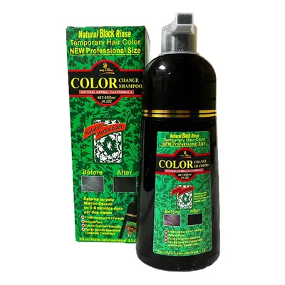 Deity Shampoo Color Change Kit Natural Herbal Black Professional Size 141oz 400ml