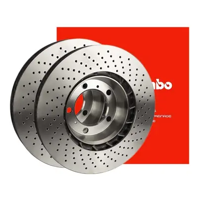 Brembo 08.9148.1X Xtra UV Coated solid drilled Rear Brake Rotor AUDI/S