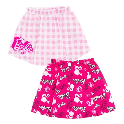 Barbie Big Girls Pack Skorts Logo Pink