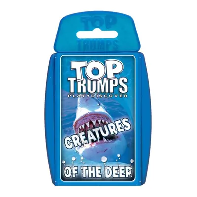 Top Trumps Creatures of the Deep Sea Classics Card Game learn about Sharks prehistoric fish and 