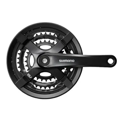 Shimano Tourney FC-TY501 Crankset - 175mm 6/7/8-Speed 42/34/24t Riv