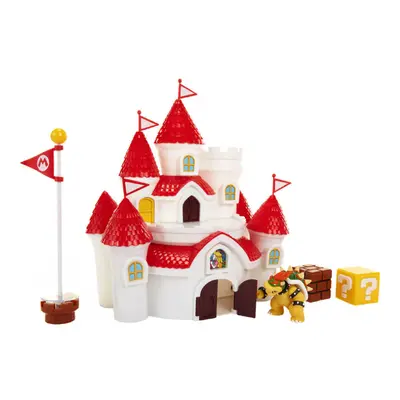 Nintendo Super Mario Mushroom Kingdom Castle Playset Brothers Deluxe Feature