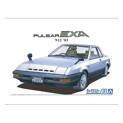 Aoshima Nissan HN12 Pulsar EXA '83 1:24 Plastic Car Model Kit