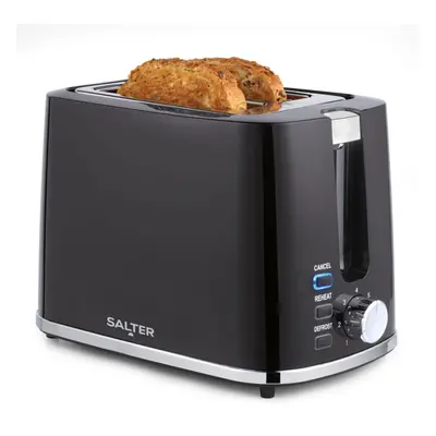 Salter EK5832BLK Deco 2-Slice Toaster ? Wide Slots, Extra Thick Bread, Browning Levels, Removabl