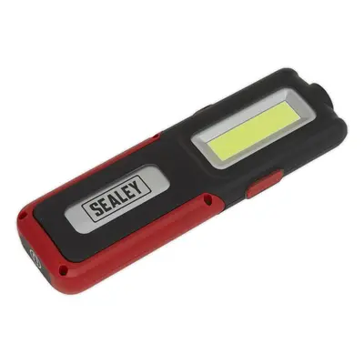 Rechargeable Inspection Light with Power Bank - 5W COB & 3W SMD LED - Red