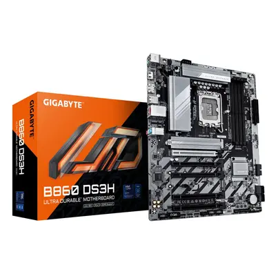 GIGABYTE B860 DS3H Motherboard - Supports Intel Core Ultra CPUs, 8+1+2+2 phases VRM, up to 9066M