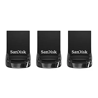 SanDisk Ultra Fit 32GB USB 3.1 Flash Drive up to 130MB/s read - Triple Pack