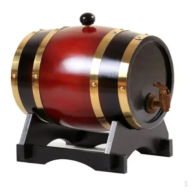 (as the picture, 1.5L Wine Red) Barrel Dispenser For Brandy Port