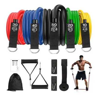 Resistance Bands, Resistance Bands Set Men, Workouts Bands, Exercise Band with Fitness Tubes, Fo