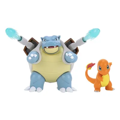 Pok?mon Pok?mon Battle Figure Pack Blastoise & Charmander - 4.5-inch Blastoise Figure 2-inch Cha