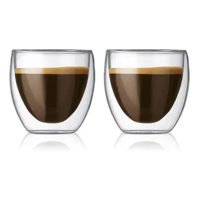 Bodum Pavina Double Wall Espresso/Shot Glass - Set of