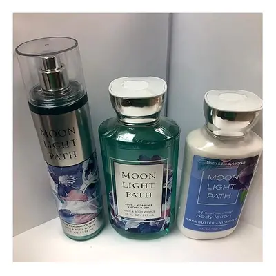 Bath & Body Works Moonlight Path Gift Set - All New Daily Trio (Full-S