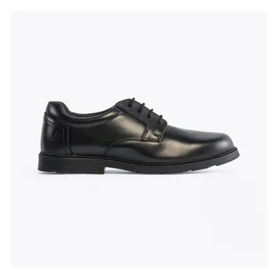 (UK 5, Black) Hush Puppies OLIVER SNR Boys Shoes Black