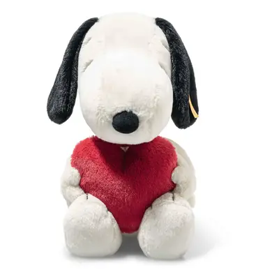 Steiff Snoopy Love Cuddly Toy, Cute Stuffed Toy, Boys, Girls & Babies from Months, Soft Cuddly F