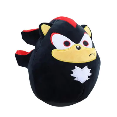 Squishmallows Kellytoy SEGA Sonic, Knuckles, Tails, Shadow Plush Toy (7" Sonic The Shadow)