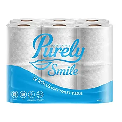 Purely Smile 3ply Soft Toilet Roll | Pack of | PS1125 | FSC Certified (Packaging May Vary)