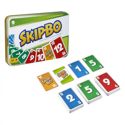 Mattel Games Skip Bo Card Games for Adults and Family Night Kids and