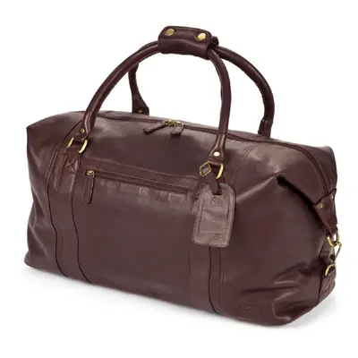 (One size, Tan) Eastern Counties Leather Large Holdall Bag