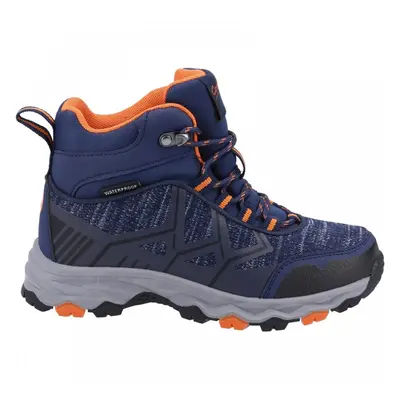 (10 (Children's), Navy) Coaley Navy Kids Lace-up Hiking Boots