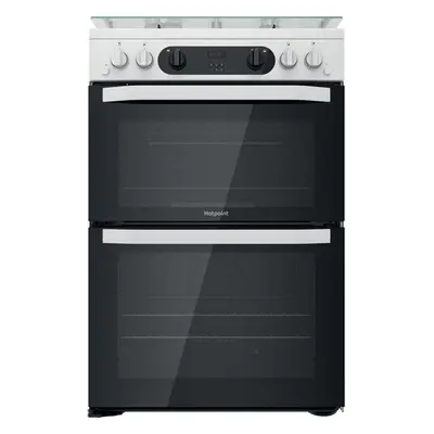 Hotpoint HDM67G0CCW/UK Gas Cooker - White