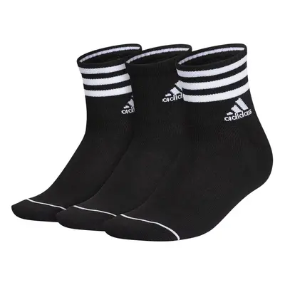 adidas Women's 3-Stripe High Quarter Socks (3-Pair) with Arch Compress