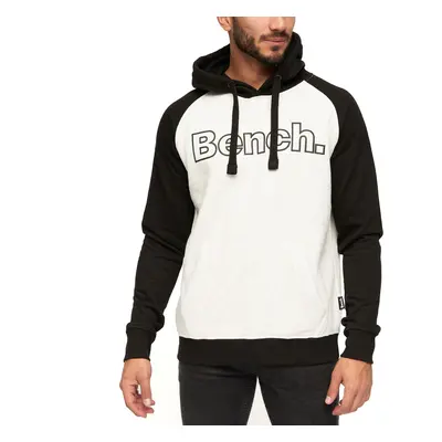 (M, Ecru Marl) Bench Mens Manchini Pullover Hooded Sweatshirt Hoody Jumper Hoodie