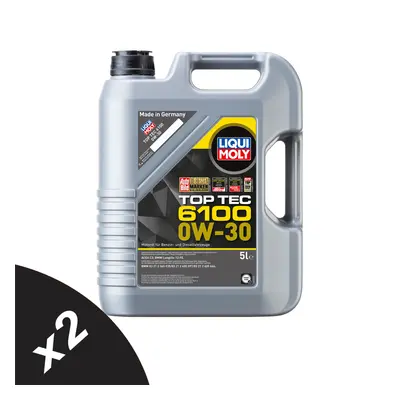 Liqui Moly Top Tec 0w30 Fully Synthetic Engine Oil ACEA C2, API SP 2x5L