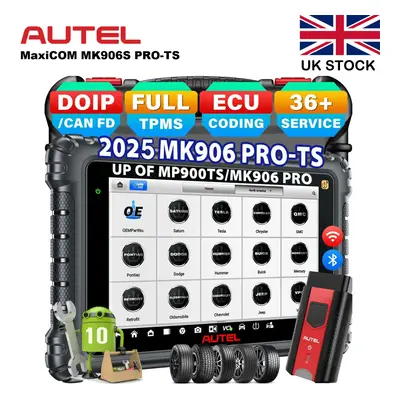 Autel MaxiCOM MK906S Pro-TS All System Auto Diagnostic Tool Comprehensive TPMS ECU Coding Scanne