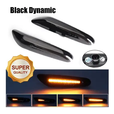 (Super Quality Pin) Led Dynamic Side Marker Turn Signal Light Sequential Blinker For BMW E84