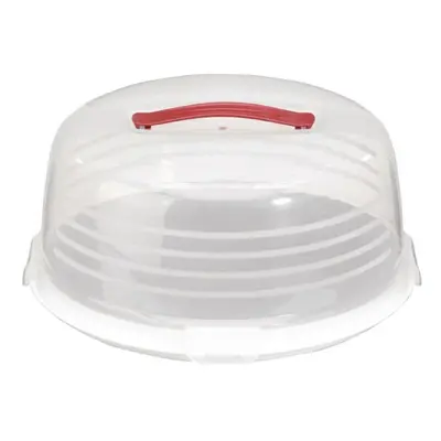 Curver Round Cake Box White 350mm - [CP070]