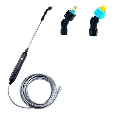 (2 nozzles meter) USB Rechargeable Lawn Water Sprayer with 2/4 Mist Nozzles Electric Garden Spra