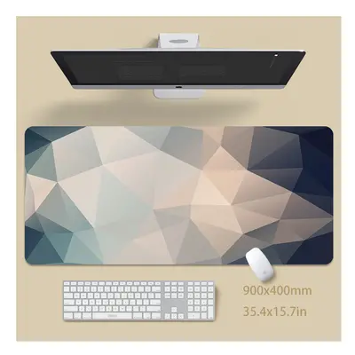 (Triangle SS (14), 1000x500x3mm) Minimalist Large Desk Pads Big Computer Mousepads Gaming Mousep