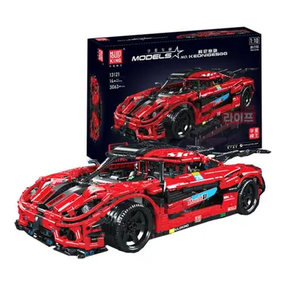 (13121) Mould King 13120/13121 Technical Bricks Super Sports Racing Car Model Building Blocks Ki