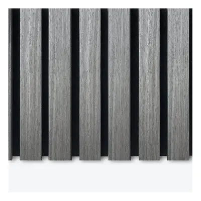 (Smoked Grey) Acoustic Wall Panel Wrapped MDF 2400mm x 600mm ECO