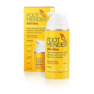 Footmender All in One | Treats and Heals Dry Feet, Hard Skin (calluses), Corns and Cracked Heels