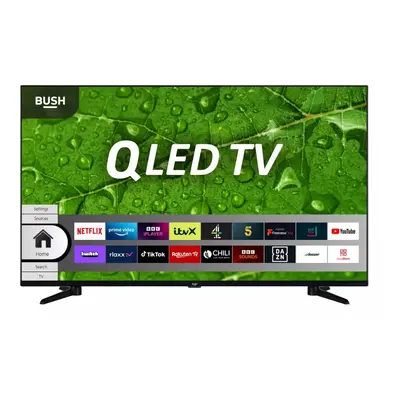 Bush SMART 4K HDR TV DLED58UHDHDRSB 58" Ultra HD LED Freeview Play Voice Control