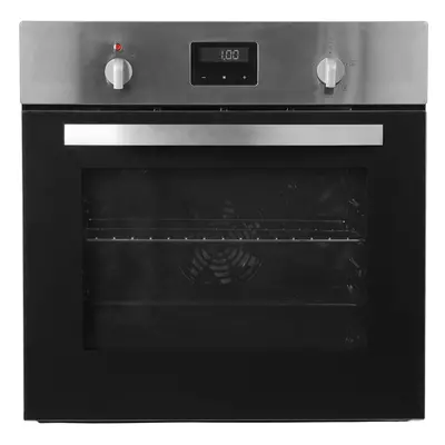 SIA Single Electric Fan Oven In Stainless Steel, 60cm FSOC59X