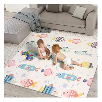 kidoola Reversible Large Baby Play Mat Soft Playmat for Baby's Crawling, Tummy Time Thick Floor 