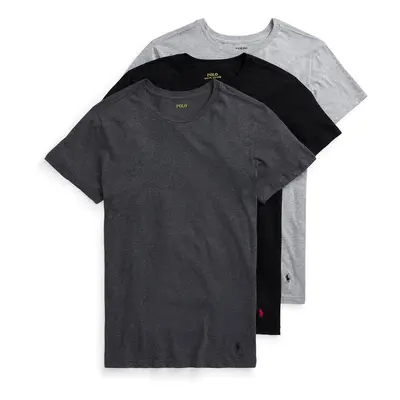 POLO RALPH LAUREN Classic Fit Undershirt w/Wicking 3-Pack Crews Andover Heather/Madison Heather/