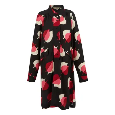 (12 UK, Shadow Elm Pink) Regatta Womens/Ladies Orla Kiely Leaf Print Dress