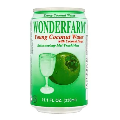 Wonderfarm - Young Coconut Water - 330ml (Pack of 24)