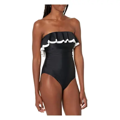 Tommy Hilfiger Women's Standard One Piece Swimsuit Black