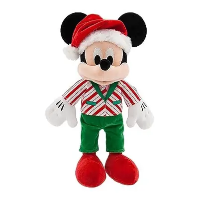 Official Mickey Mouse Christmas Medium Soft Toy, 39cm/15â, Kids Festive Stuffed Animal Collect