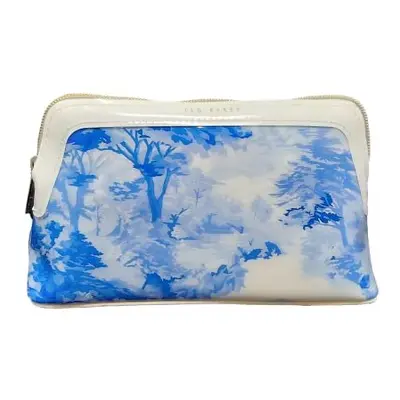 Roxxi Romantic Printed Make up Bag Cosmetic Bag in White