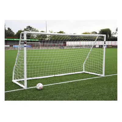 16 x Feet Match Approved Football Goal Posts & Net - All Weather Outdoor Rated