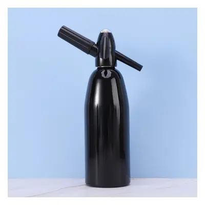 (black, 1000ml) Manual 1l Soda Siphon Co2 Dispenser Water Bubble Generator Cool Drink Cocktail S