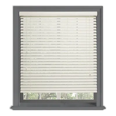 (115 cm Width x cm Drop, White) Lister Cartwright 50mm Fauxwood Venetian Roller Blinds Windows B