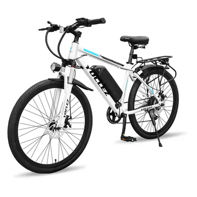 (2602-White / 36V-8AH) 26" Electric Bike for Adults, 250W Motor Commuter E-bikes, Electric Mount